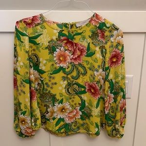 Loft xxs floral blouse